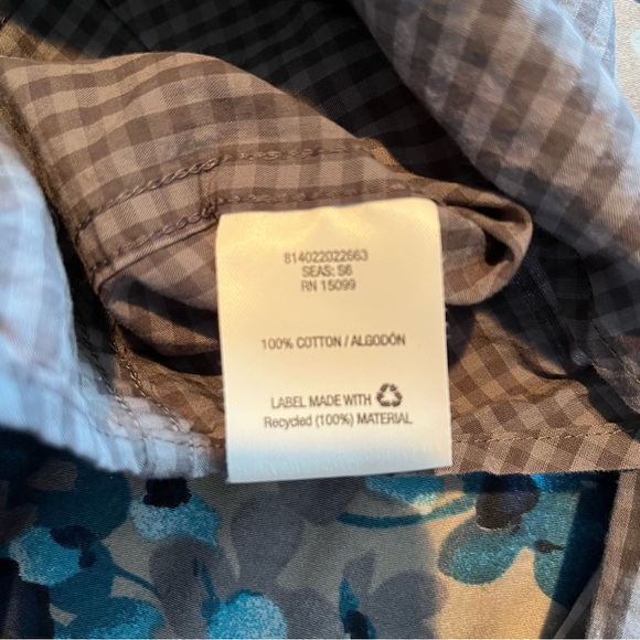 Structure Collection Mens large checkered button down - Picture 6 of 6